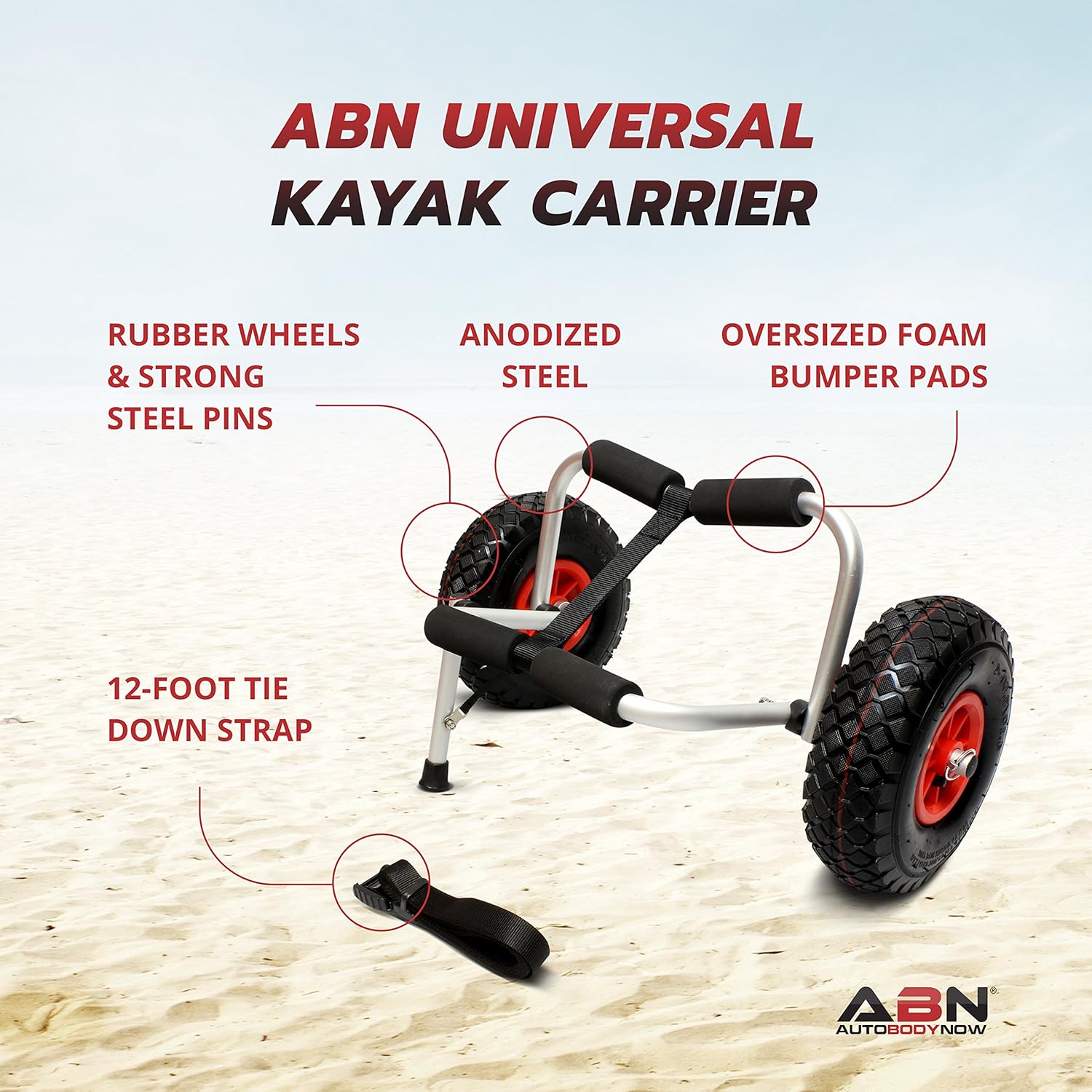 2-Pack Universal Kayak Carrier O506