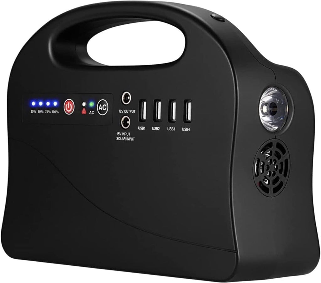 Portable Power Station 120Wh, 100W Solar Generator, 40W Solar Panel, Carrying Case Z82262