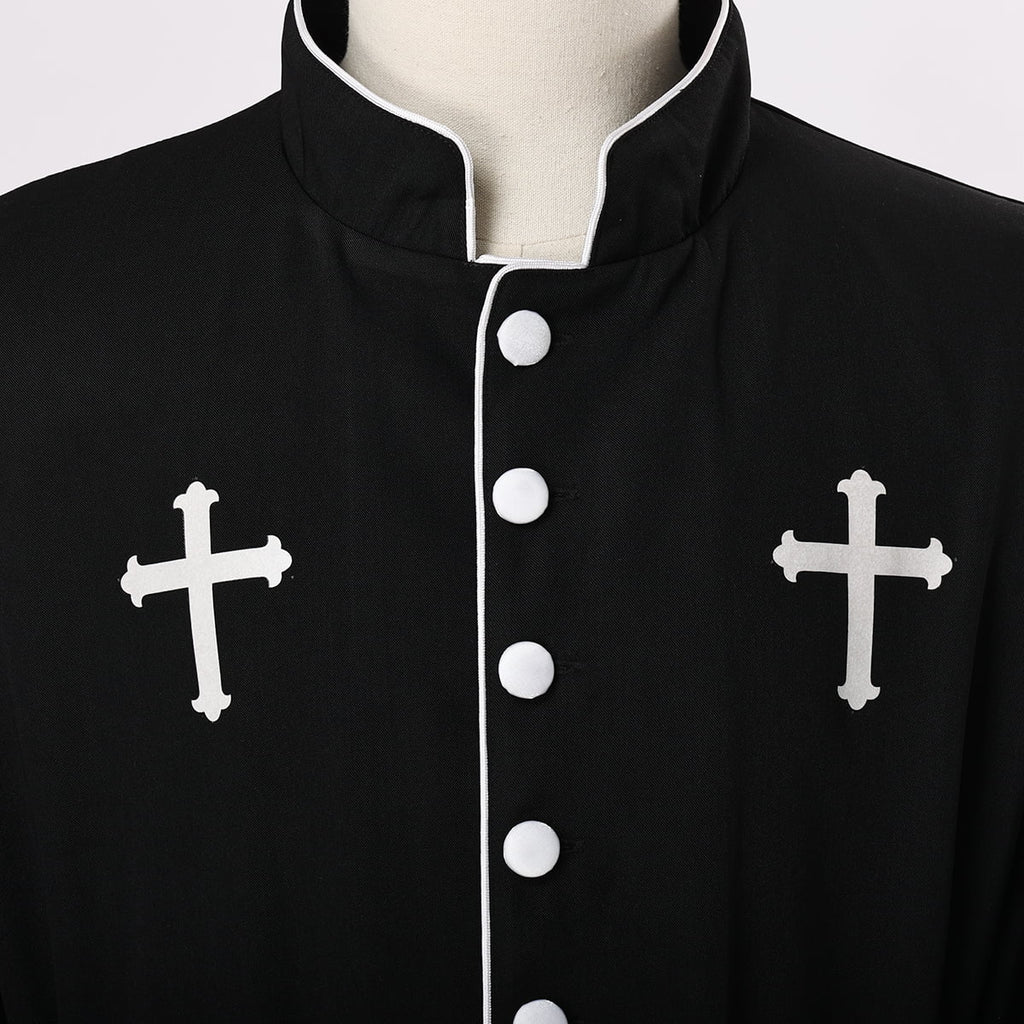 Mens Priest Cassock Robe with Belt B21219