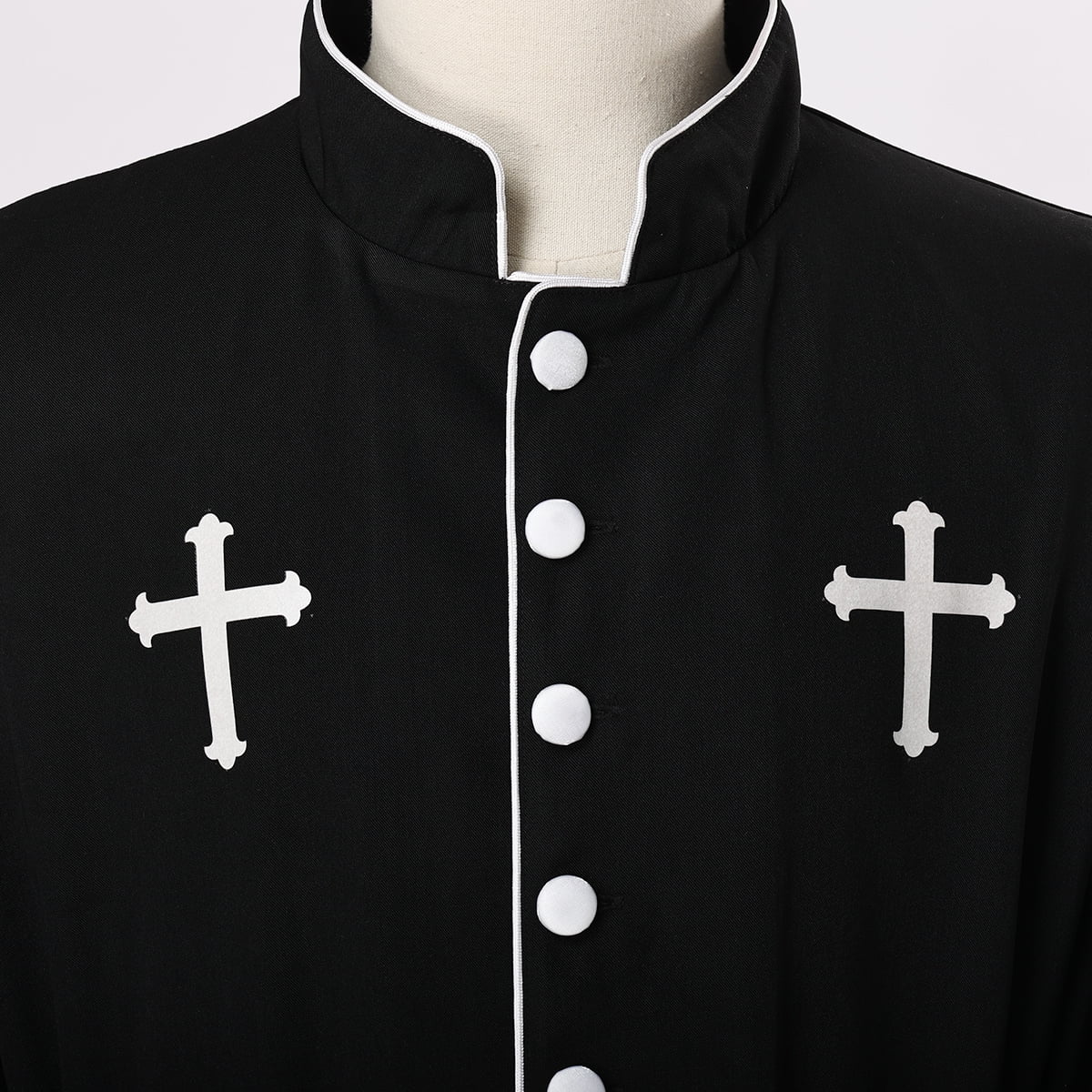 Mens Priest Cassock Robe with Belt B21219