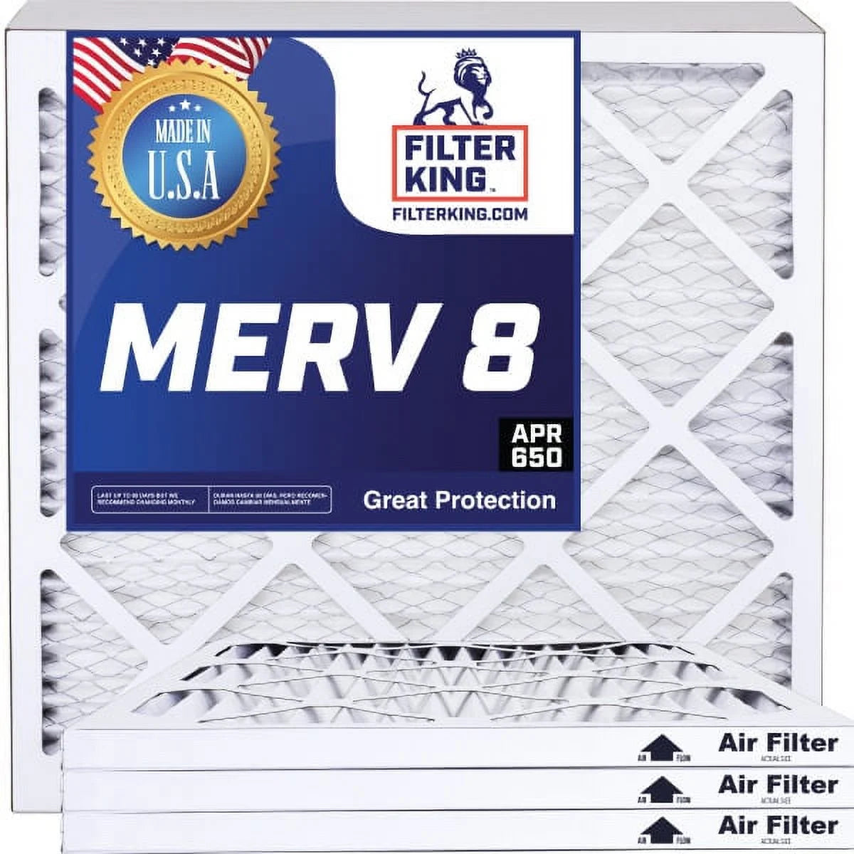 5 x 66 x .75" MERV 8 Pleated Air Filter 4-PACK V20958