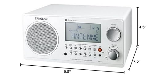 White Wooden Cabinet Digital Tuning Radio E66271