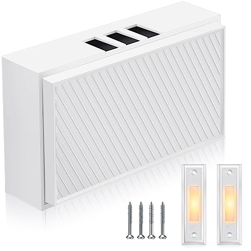 16V 10VA Two Sounds Doorbell Chime with 2 Lighted Push Buttons Y87397