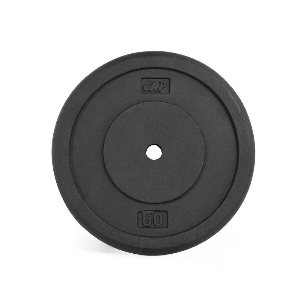 Black 50-Pound Free Weight Plate Y447