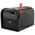Post Mount Locking Mailbox (Black) A975