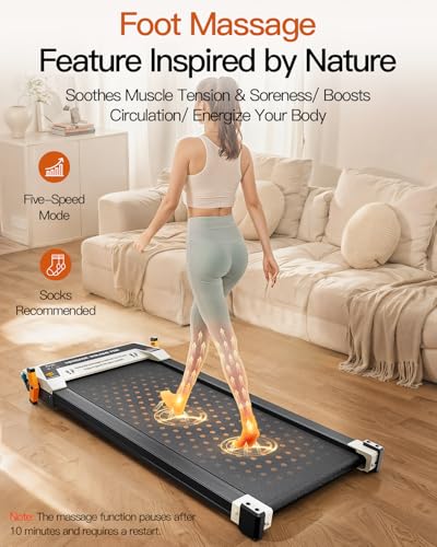 Walking Pad Treadmill with Incline, 2 in 1 Walking Machine P6538