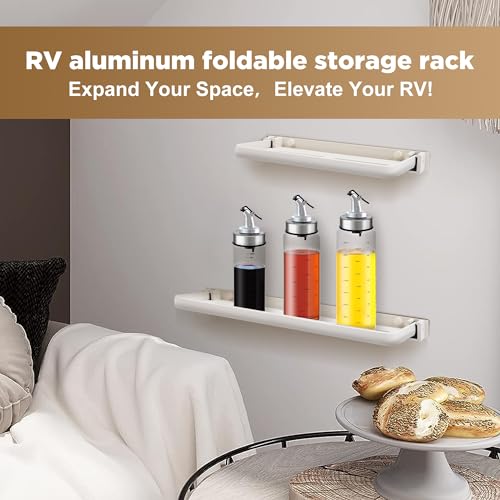 Aluminum Wall-mounted Foldable Shelf (16 inch) N2205