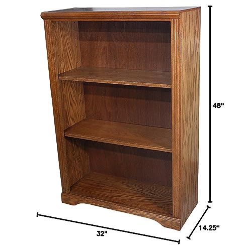 Oak 48" Open Bookcase E69265
