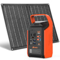 148Wh 300W Peak Portable Power Station with 40W Solar Panel and 110V AC Outlet F79414