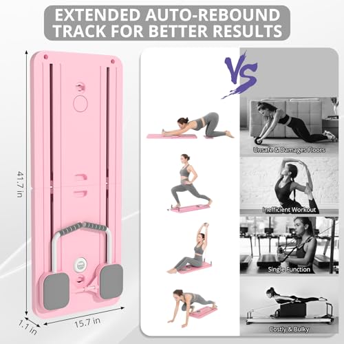 5 in 1 Foldable Pilates Reformer Board J26644