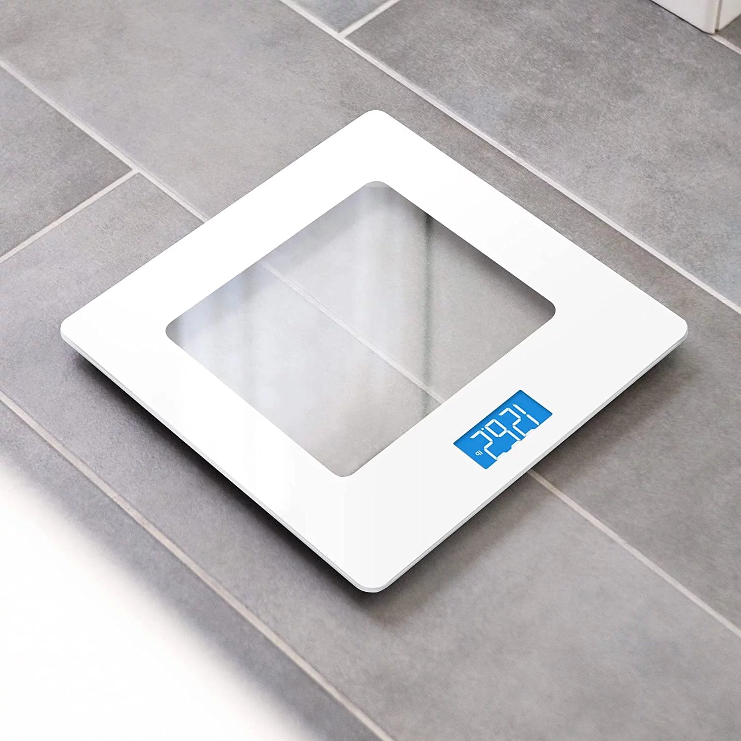 White Glass Bathroom Scale G962