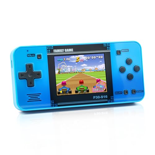 Handheld Retro Video Game Player with 3.0" LCD Screen (Red) P63536