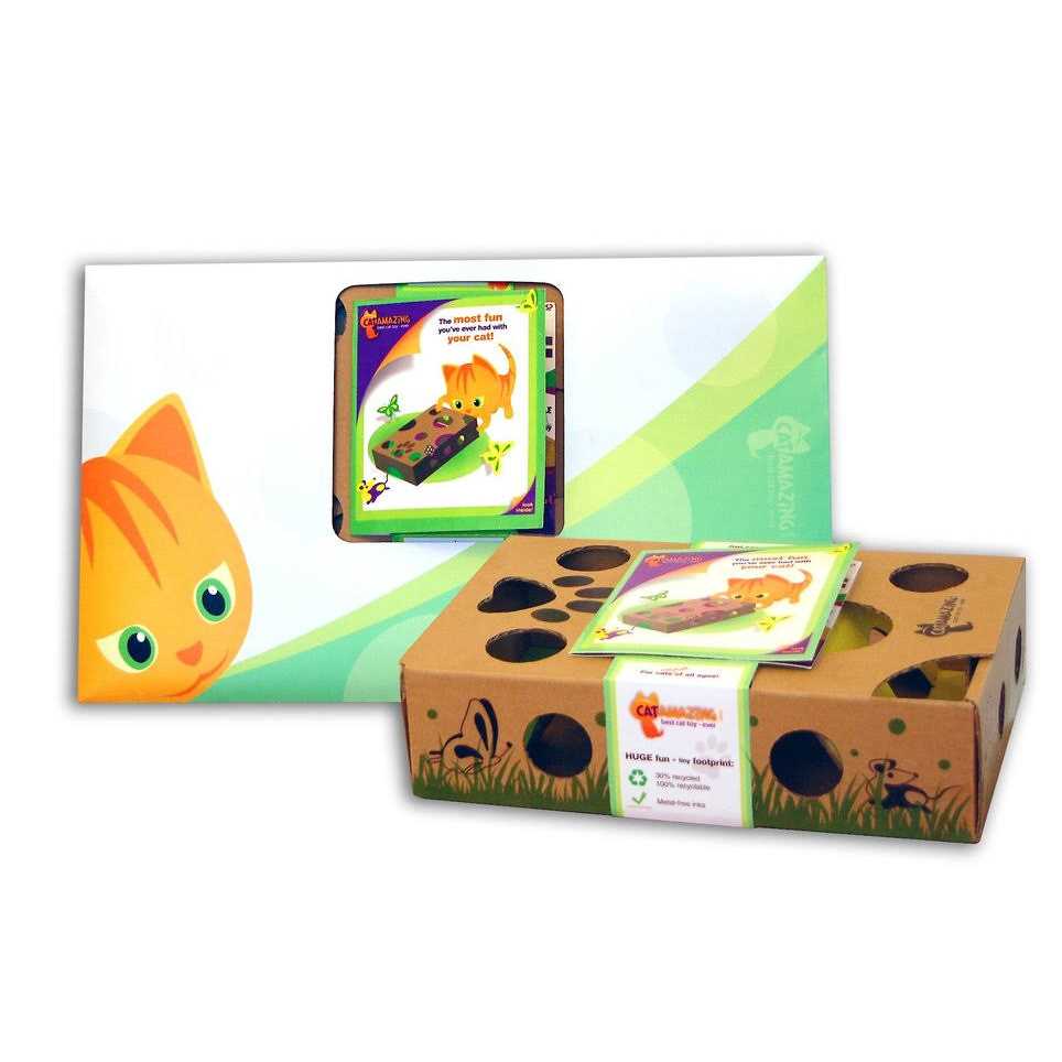 Interactive Treat Maze Puzzle Feeder for Cats I7266