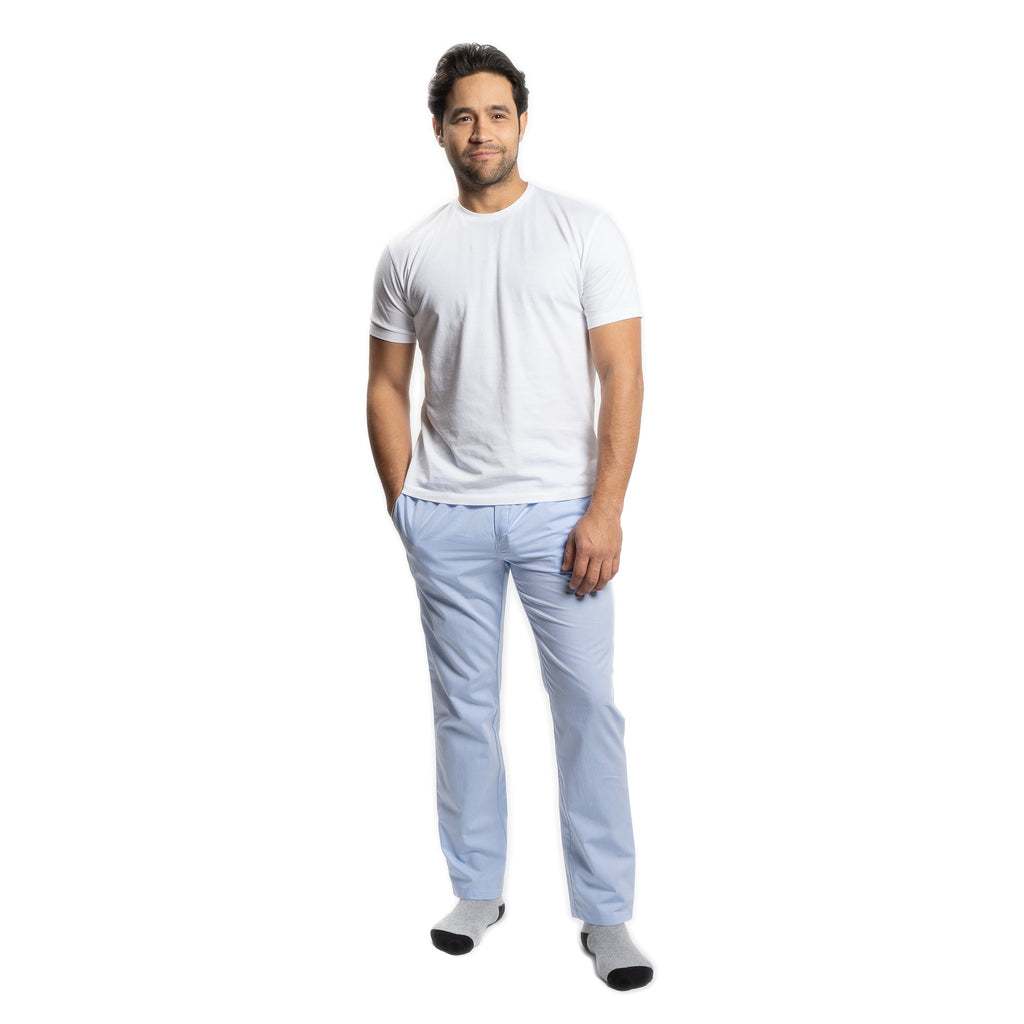 Cotton Pajama Pants - Blue