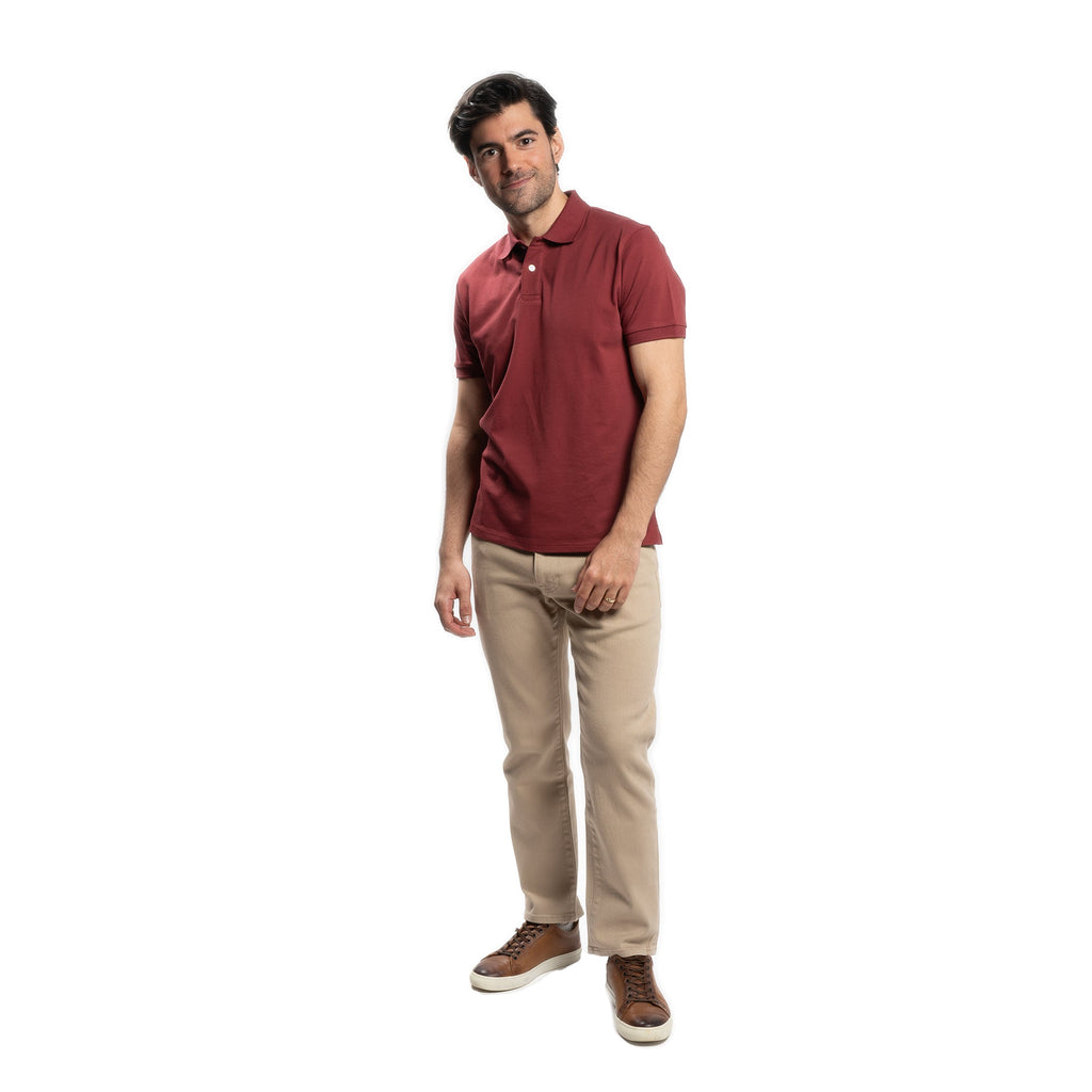 James Polo Shirt - Burgundy