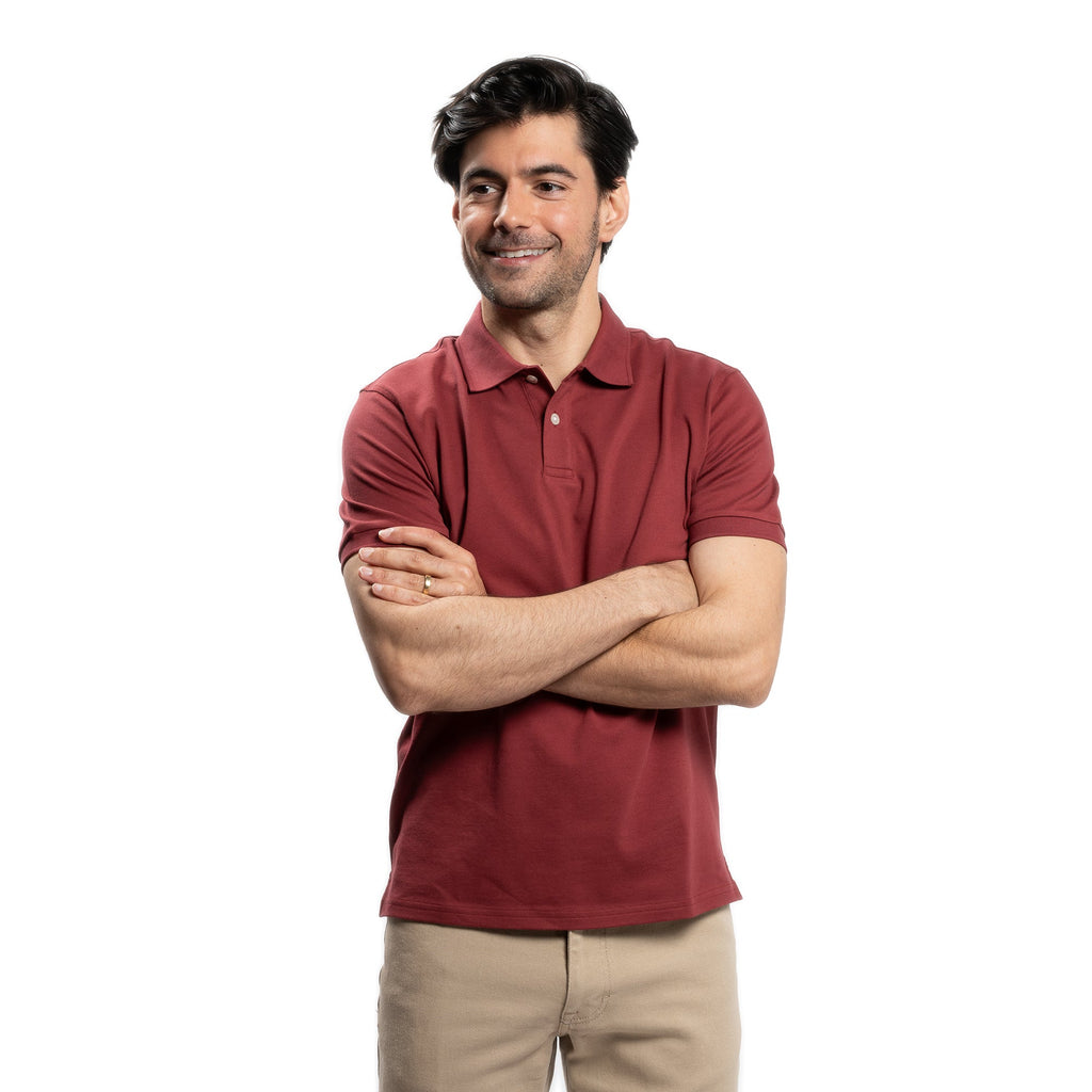 James Polo Shirt - Burgundy