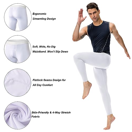 Men's Athletic Compression Pants Gym Leggings Workout Tights Sport Baselayer Running Yoga Football Basketball P497593