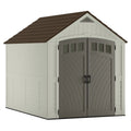 7 x 10 ft. Metal and Resin Outdoor Storage Shed N195
