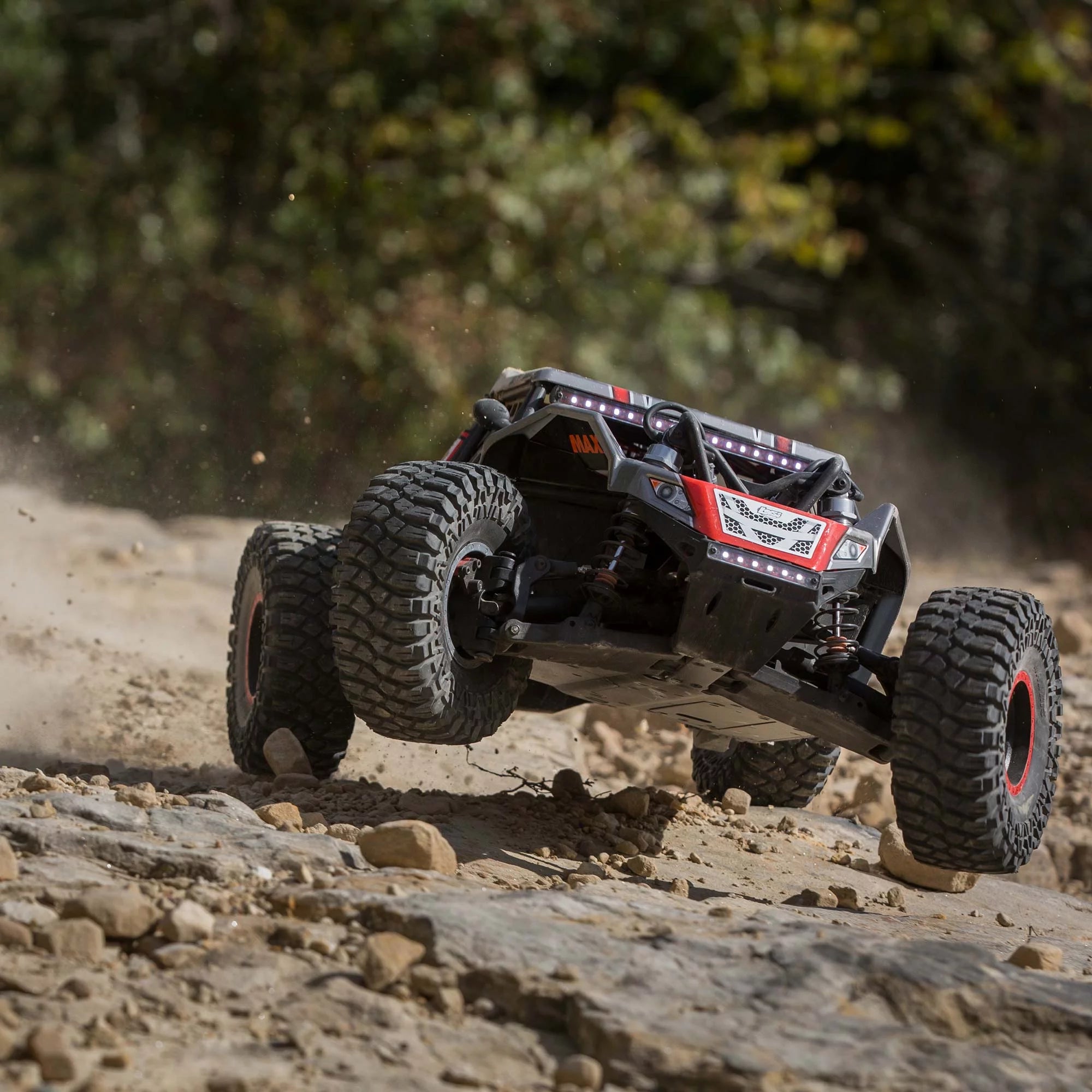 Gray 4 Wheel Drive Brushless Rock Racer RC Truck N963