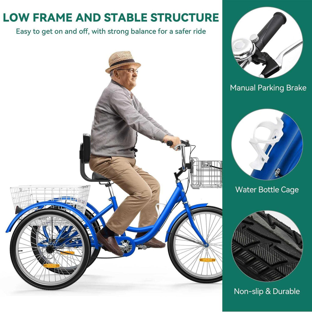 26 Adult Tricycle 3 Wheel Bike Y38873