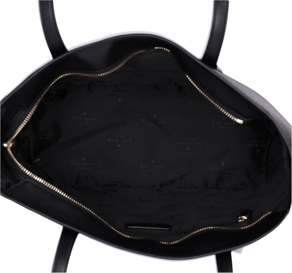 Black Large Top Zip Tote Shoulder Bag K245633