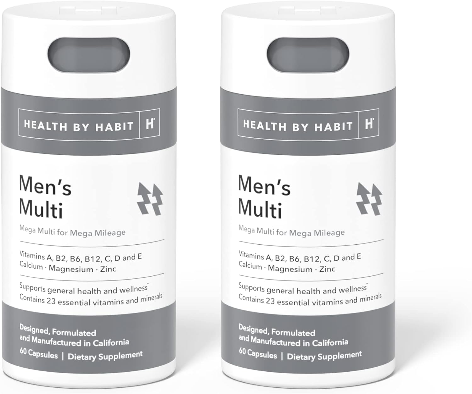 2 Packs 120 Capsules Multi Vitamin Supplement P4602