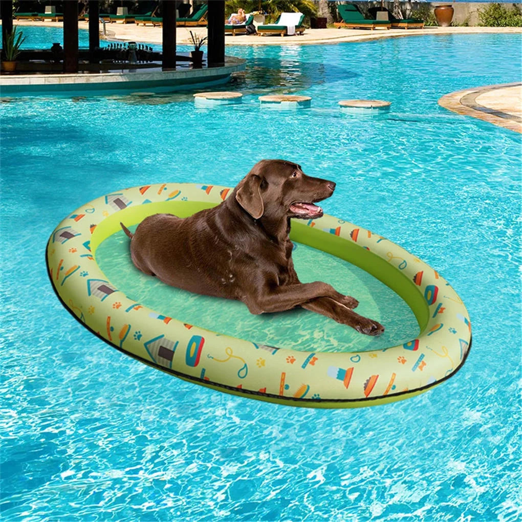 Inflatable PVC Pet Swimming Pool Raft with Printing Pattern C111