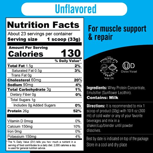 Wild Strawberry Flavored Whey Protein Powder, 25g Protein, 1.65lb H17425