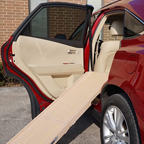 Khaki/Beige Folding Pet Ramp L112067
