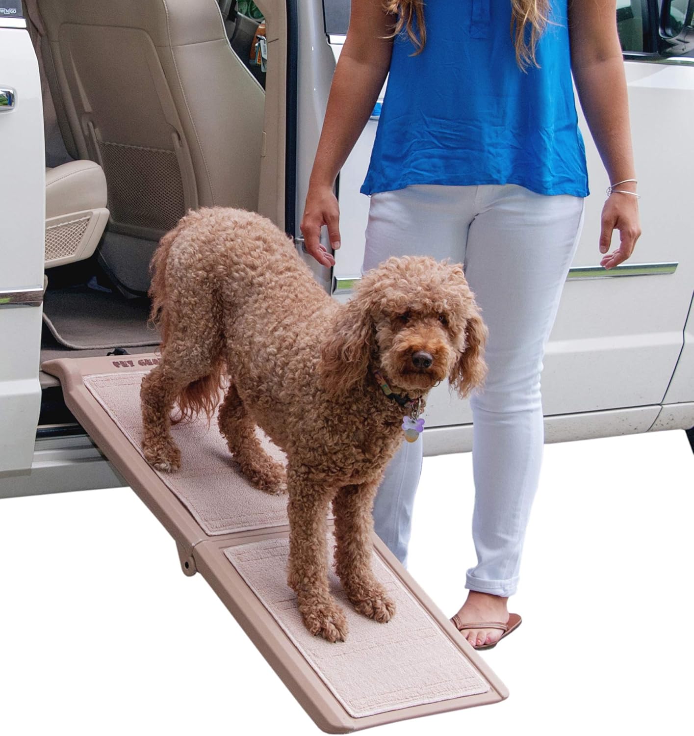 Bi-Fold Half Ramp 42" L Tan Pack of 2 U68423