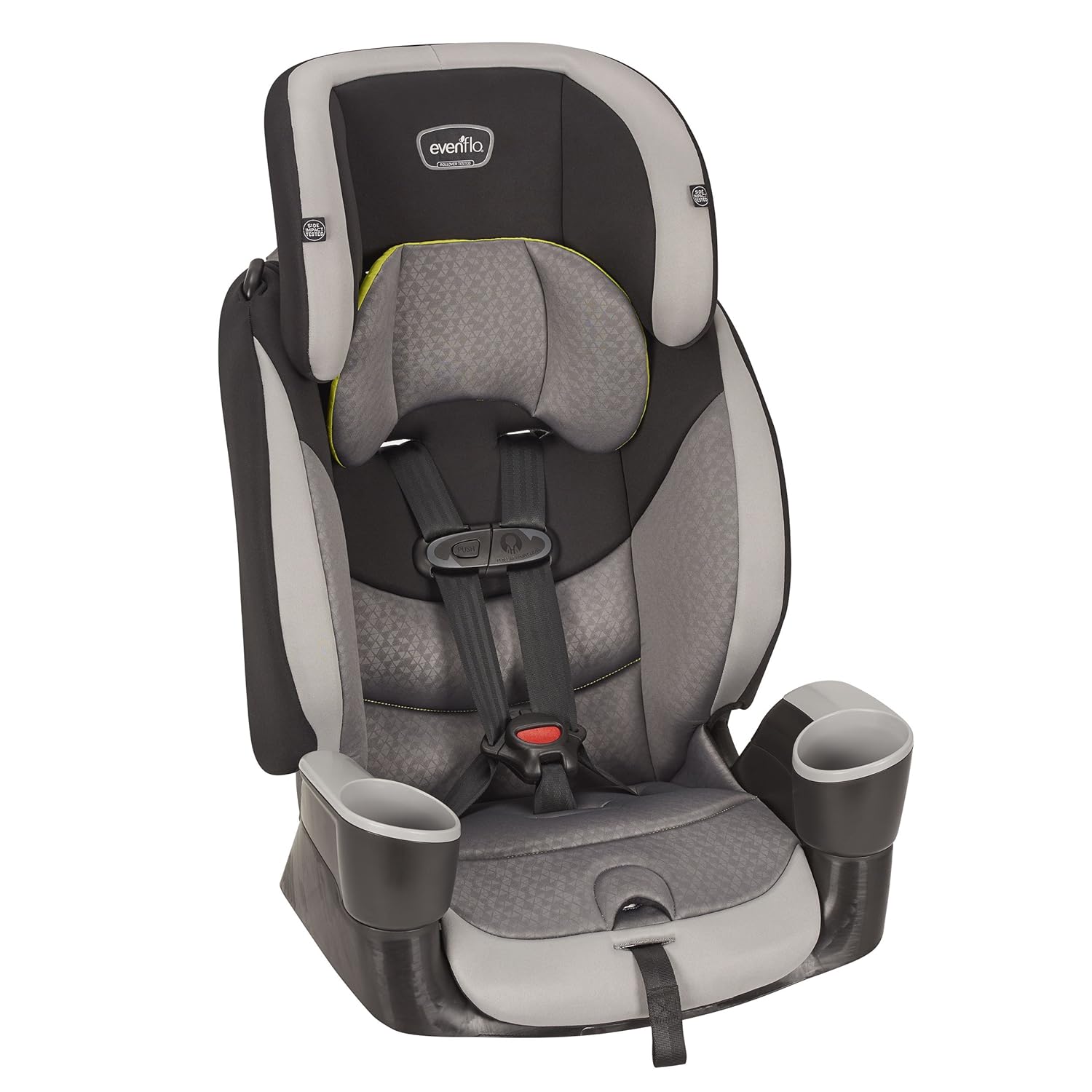 Granite Gray Polyester Highback Booster Car Seat J276928