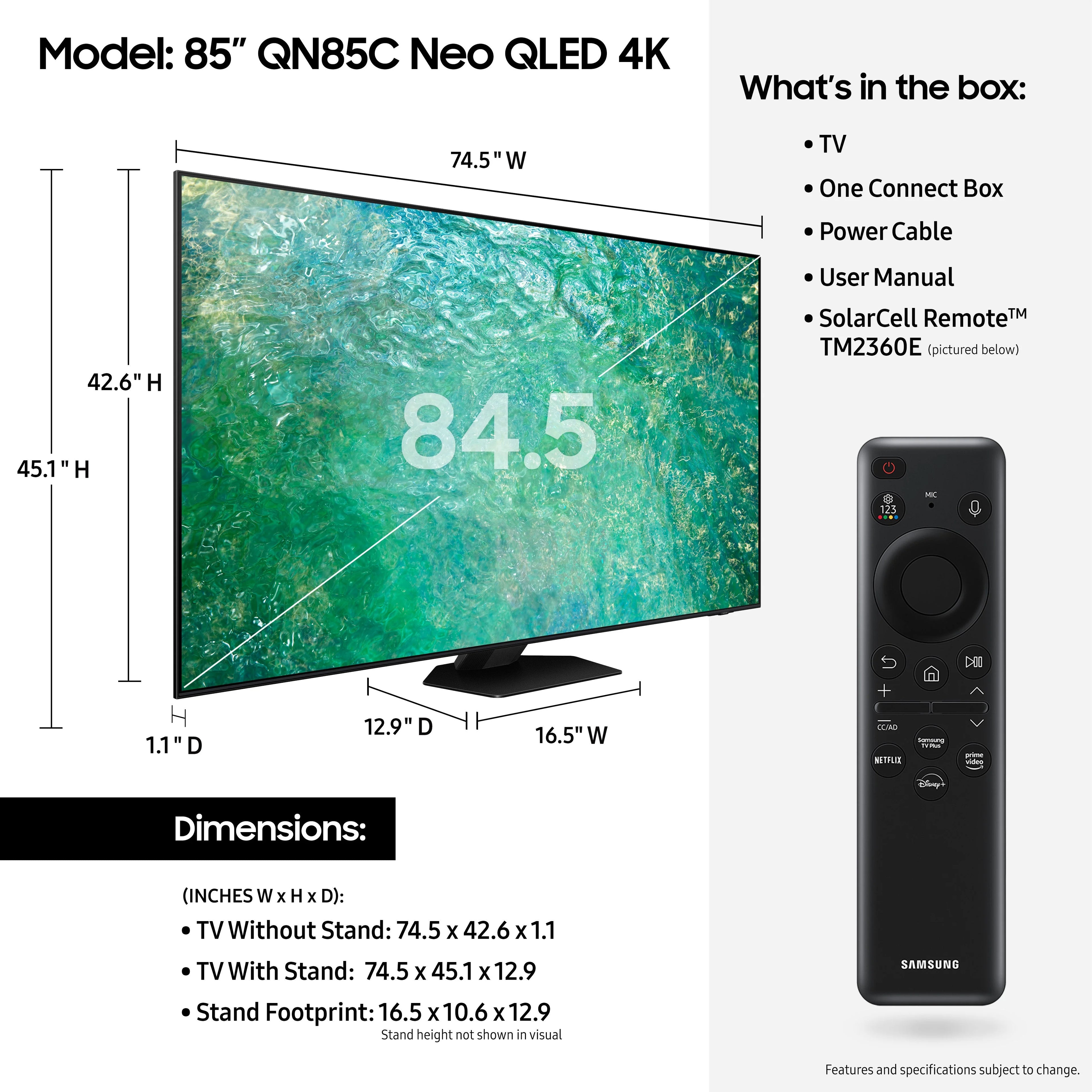 85" Neo QLED 4K Smart TV U585972
