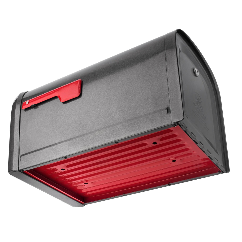 Post Mount Locking Mailbox (Black) A975