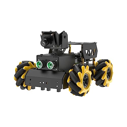 Raspberry Pi 4B 8GB AI Vision Robot Kit with Mecanum Wheels U49409