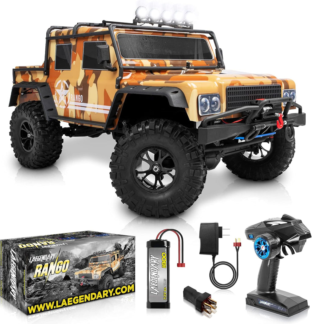 1:8 Scale Army Green 4x4 Offroad Remote Control Truck D10400