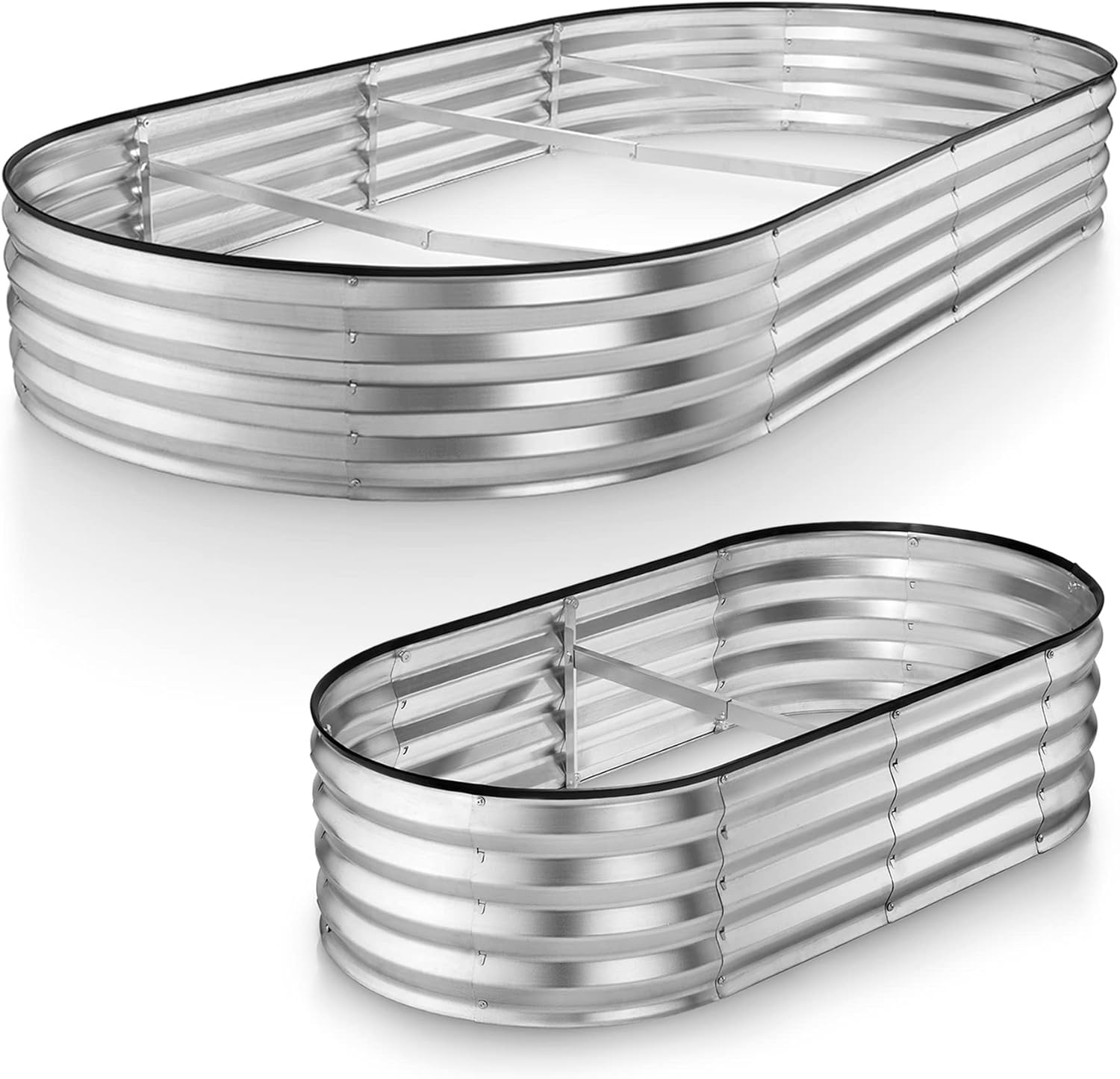 Galvanized Metal Raised Garden Bed L95672