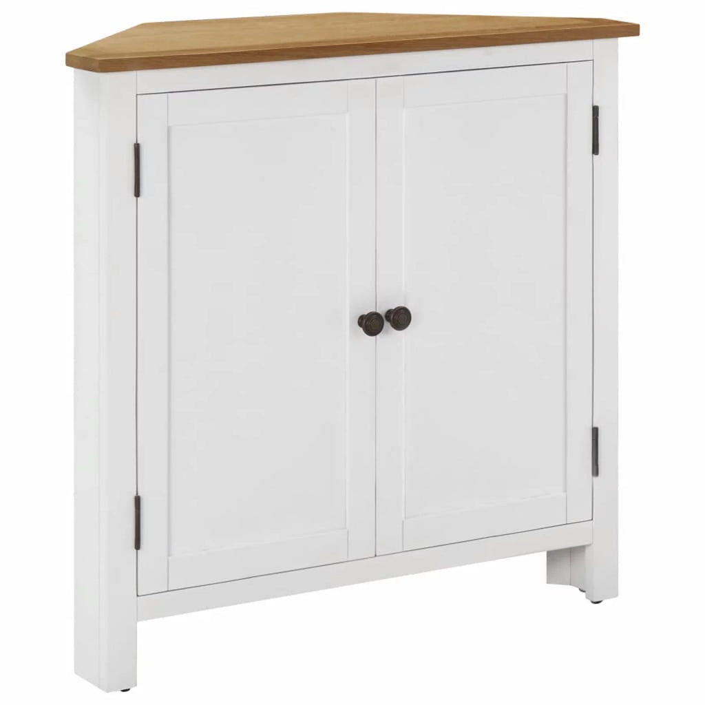 Solid Oak Wood Corner Cabinet U209272