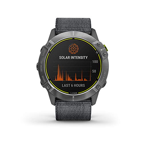 Carbon Gray DLC Titanium GPS Watch with Solar Charging A3813