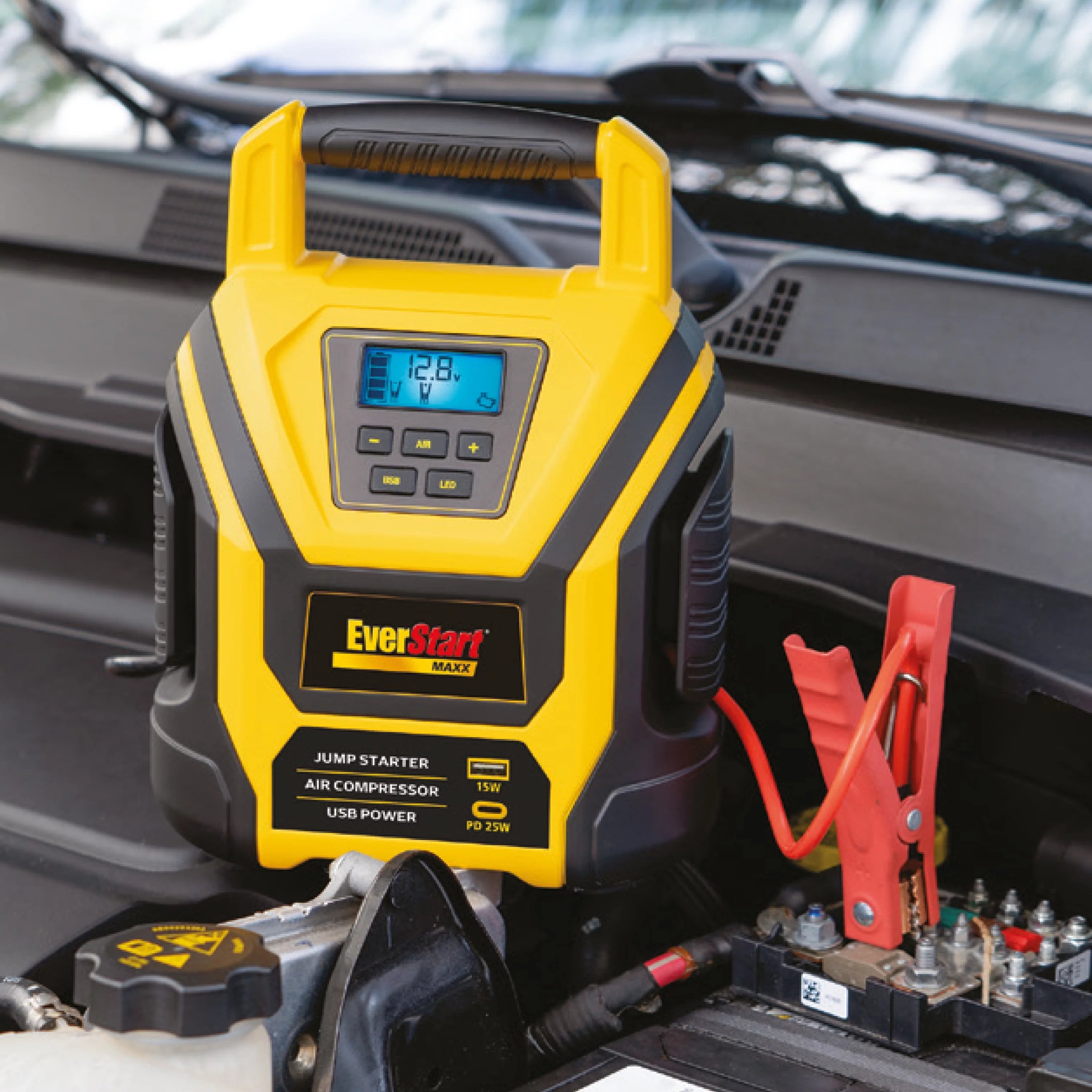 1600 Amp Lithium Jump Starter with Air Compressor C4535