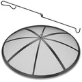 27 Inch Heavy-Duty Steel Mesh Fire Pit Screen H7250