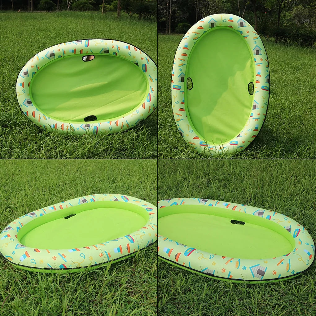 Inflatable PVC Pet Swimming Pool Raft with Printing Pattern C111