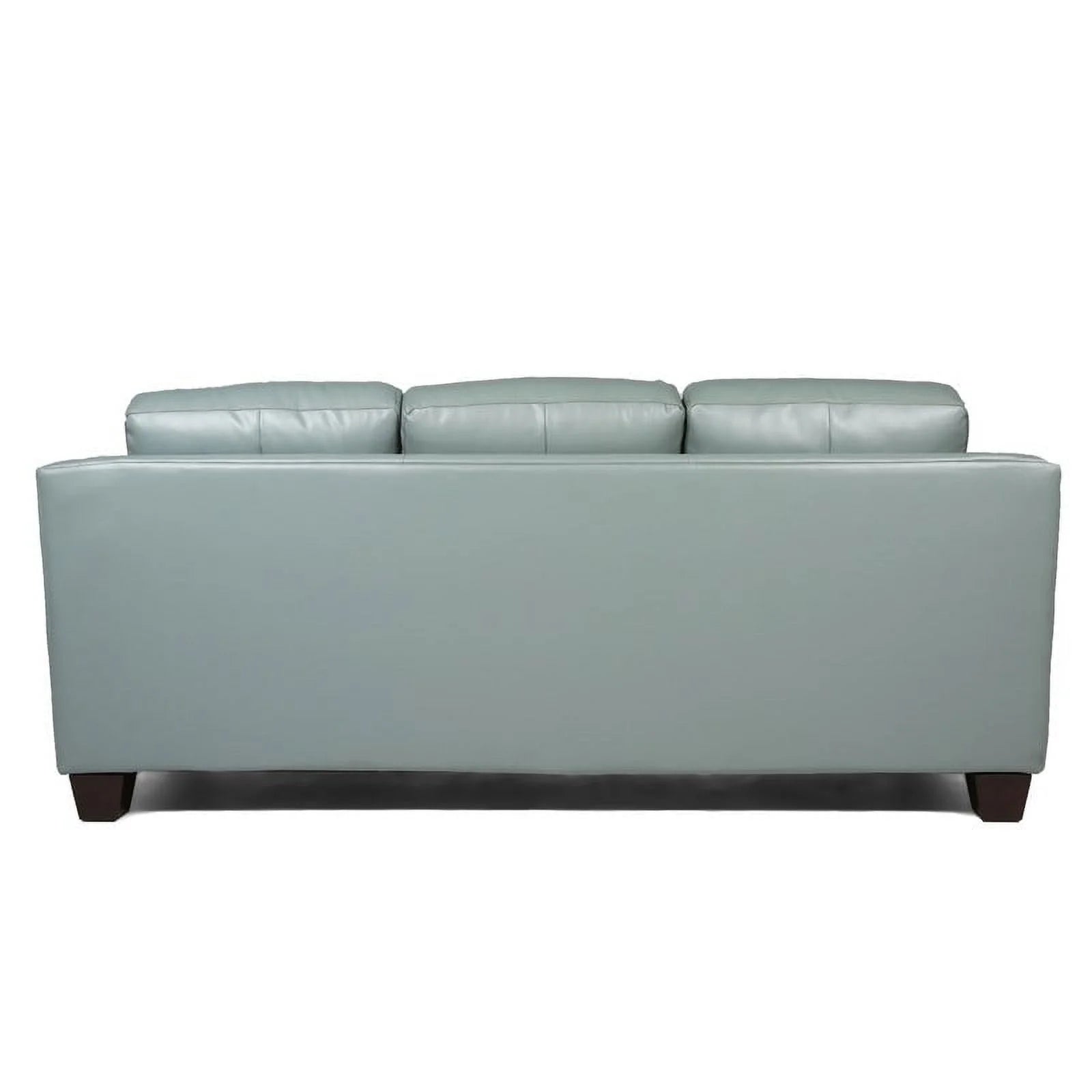 Spa Green Leather Tufted Back Sofa F193