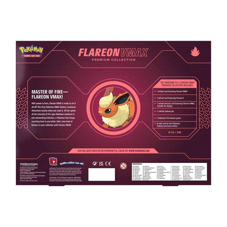 Eevee Evolutions Flareon VMAX Premium Collection A502029