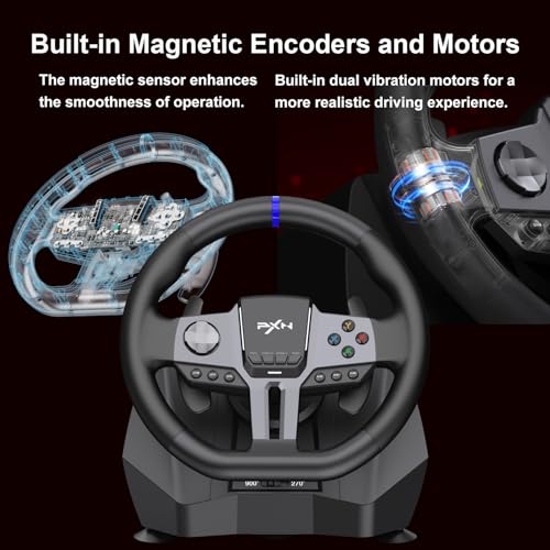 Racing Wheel with 3 Pedals and H Shifter D67895