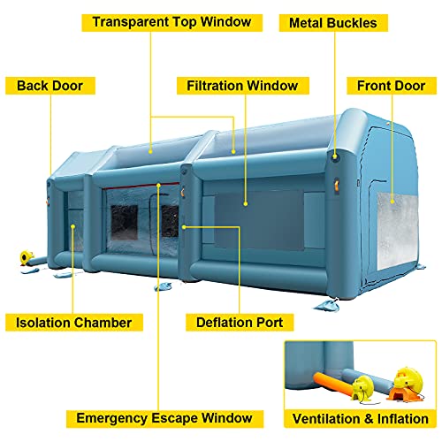 Portable Inflatable Paint Booth B342
