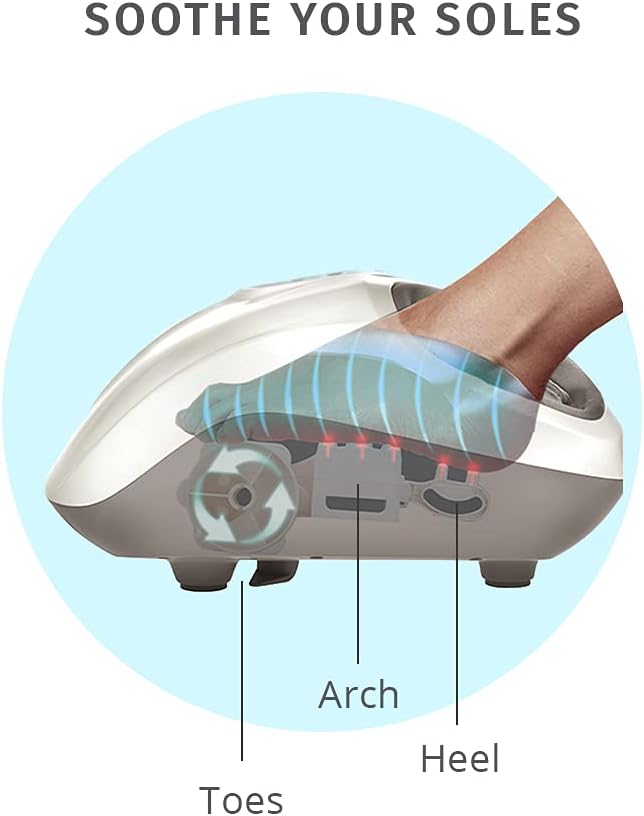 Shiatsu Air Foot Massager with Heat V66228