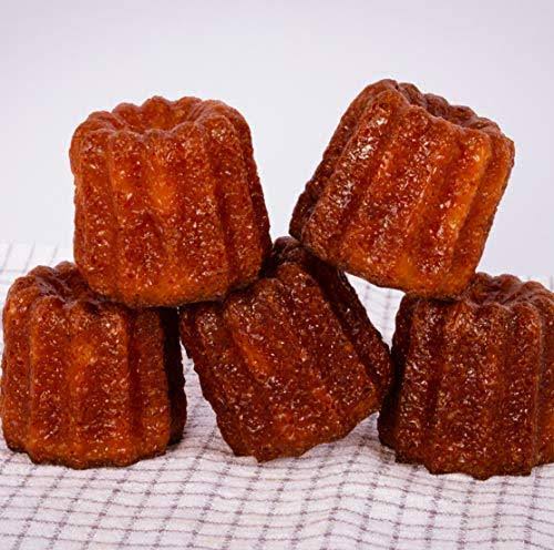 Copper Canelé Pastry Molds 4-Pack 2-Inch U1713
