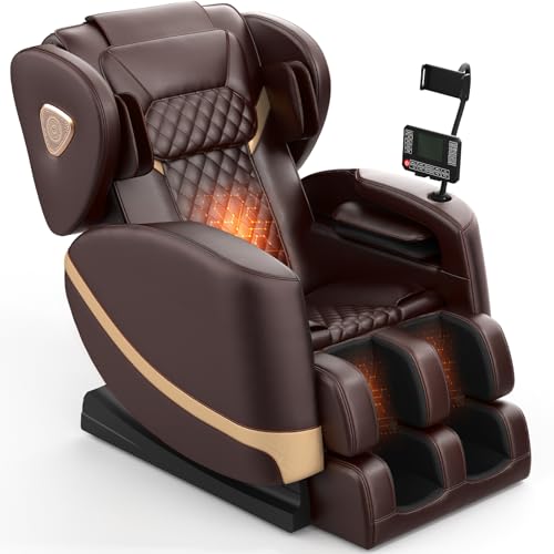 Zero Gravity Massage Chair with 10 Fix Rollers, Heating, Foot Massage, Bluetooth Speaker Z4090