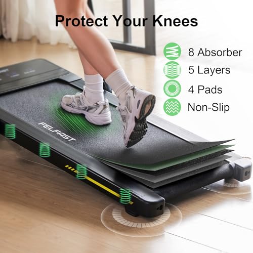 Under Desk Treadmill with 12% Auto Incline, 4 MPH Max, 265Lbs Weight Capacity O382