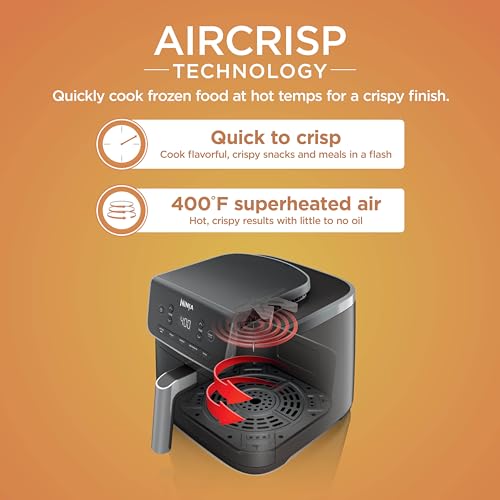 Grey 5 QT Air Fryer with Nonstick Basket X7048